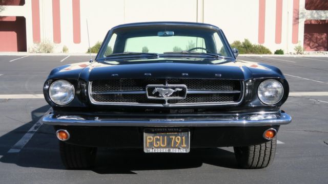 1965 Ford Mustang 289 V8 4 SPEED A CODE SAN JOSE CAR! P/S! BLACK PLT - photo 8