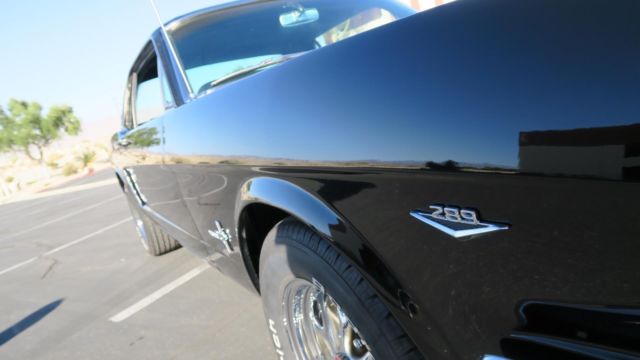 1965 Ford Mustang 289 V8 4 SPEED A CODE SAN JOSE CAR! P/S! BLACK PLT - photo 9