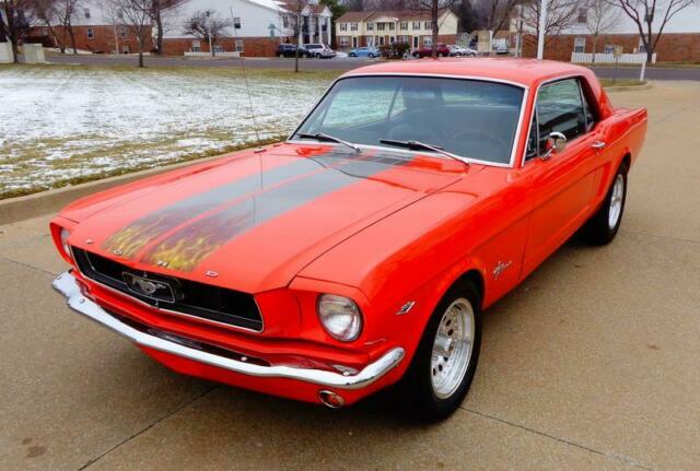 1965 FORD MUSTANG 289 V8 Automatic ICE COLD AIR CONDITIONING POPPY RED W@W!!!! 1965 Ford Mustang --