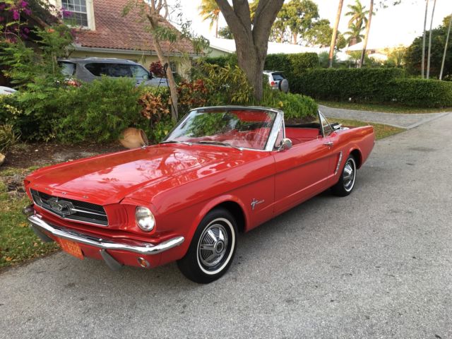1965 Ford Mustang Base Convertible 2-Door 2.8L 1965 Ford Mustang Base Convertible 2-Door