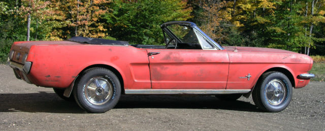 1965 Ford Mustang Base Convertible 2-Door 6 Cylinder Automatic 1965 Ford Mustang Base Convertible 2-Door