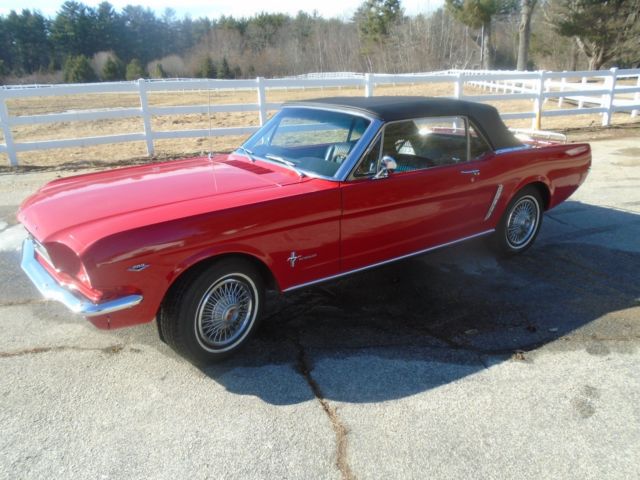 1965 FORD MUSTANG CONVERTIBLE, 289 4 SPEED ROTISSERIE RESTORED 1965 Ford Mustang
