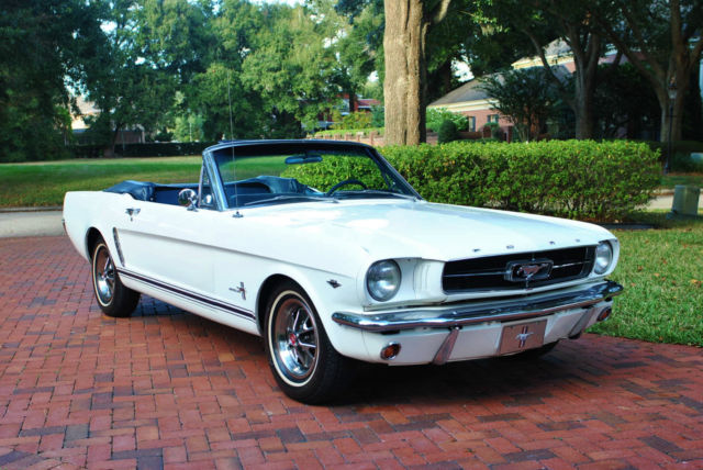 1965 Ford Mustang Convertible 289 V8 Auto Power Steering Power Brakes A/C 1965 Ford Mustang Convertible 289 V8 Auto Power Steering, Brakes A/C