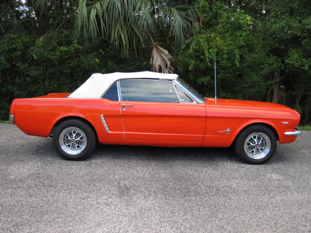1965 Ford Mustang Convertible 289ci VERY Original and NICE AC Easy Restoration 1965 Ford Mustang Convertible