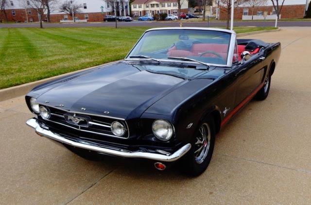 1965 Ford Mustang Convertible 4 spd Rally Pac Raven Black Pony Interior W@W! 1965 Ford Mustang --