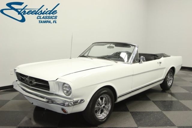 1965 Ford Mustang Convertible 45391 Miles WImbledon White Convertible 289 V8 4 S 1965 Ford Mustang Convertible