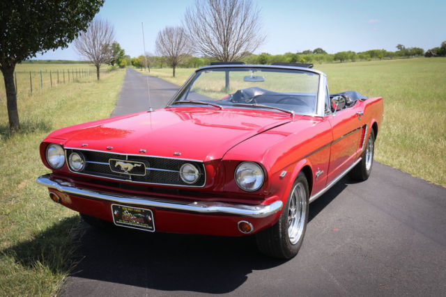 1965 Ford Mustang Convertible A Code 289 4bbl auto magnums - photo 2