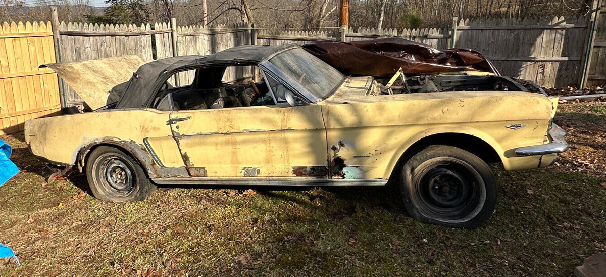 1965 Ford Mustang convertible project car, clean title, needs a lot of work 1965 Ford Mustang