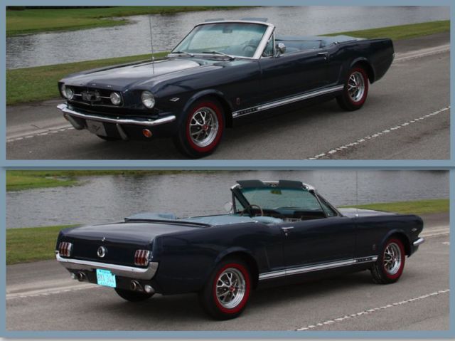 1965 Ford Mustang Convertible REAL GT Professional Rotisserie Restoration w/ AC 1965 Ford Mustang