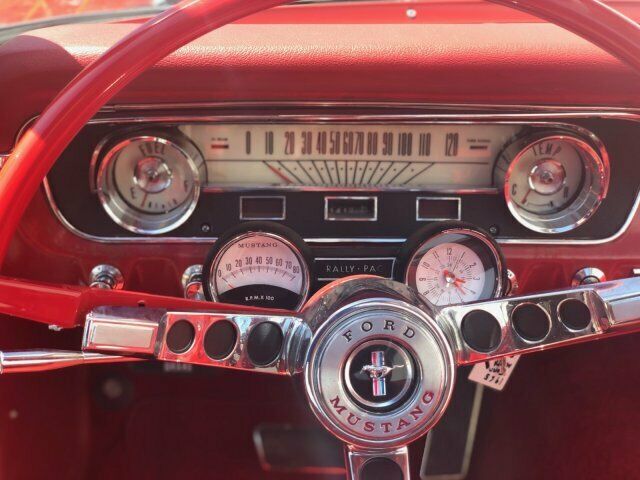 1965 Ford Mustang Red on Red Rally Pack Gorgeous Power Top - photo 12