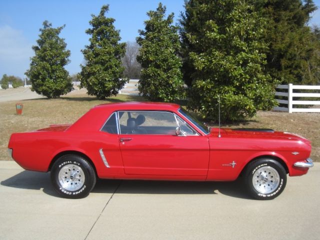 1965 Ford Mustang Coupe 289 V8 C-code w/ Pony Interior & Power Front Disc Brakes 1965 Ford Mustang 289 Auto w/ Disc Brakes