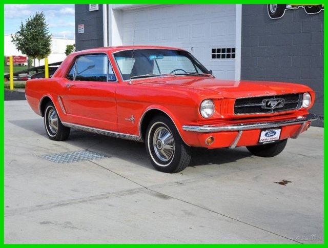 1965 Ford Mustang Coupe Automatic Sharp Poppy Red NO RESERVE 1965 Ford Mustang Coupe