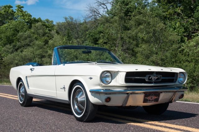 1965 Ford Mustang D-code Convertible, "64½" production Mustang Convt. Rare 1965 Ford Mustang Mustang D-code Convertible