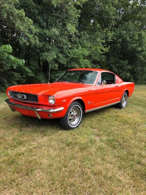 1965 FORD MUSTANG FASTBACK 2+2 289 V8 AIR COND. PWR STEER & BRAKES SOLID CAR 1965 Ford Mustang