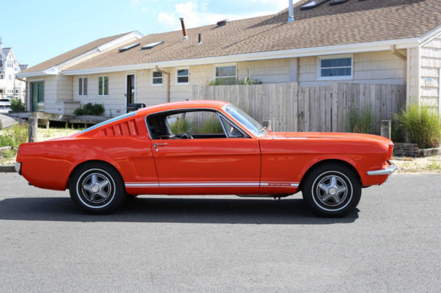 1965 Ford Mustang Fastback 2+2 - Poppy Red - Fully Restored - I-6 - Auto Trans 1965 Ford Mustang