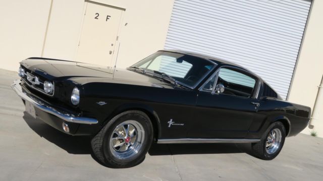 1965 FORD MUSTANG FASTBACK 289 C CODE! P/S! RAVEN BLACK! GT WHEELS! 1965 Ford Mustang FASTBACK 289 C CODE! P/S! RAVEN BLACK! GT WHEELS!