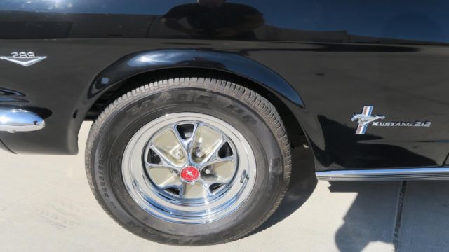 1965 Ford Mustang FASTBACK 289 C CODE! P/S! RAVEN BLACK! GT WHEELS! - photo 12