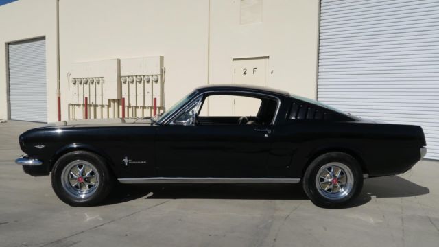 1965 Ford Mustang FASTBACK 289 C CODE! P/S! RAVEN BLACK! GT WHEELS! - photo 4