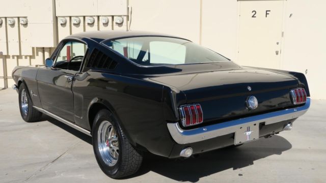1965 Ford Mustang FASTBACK 289 C CODE! P/S! RAVEN BLACK! GT WHEELS! - photo 6