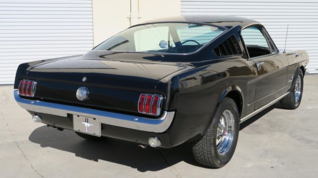 1965 Ford Mustang FASTBACK 289 C CODE! P/S! RAVEN BLACK! GT WHEELS! - photo 8