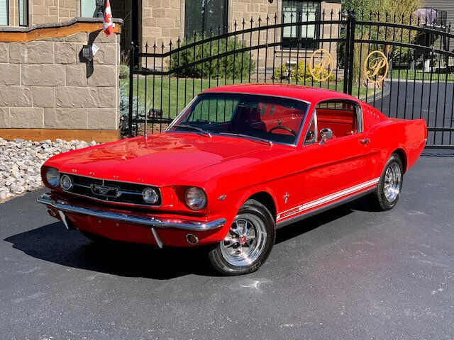 1965 FORD MUSTANG FASTBACK 4 SPEED RED ON RED IMMACUALTE RESTORATION WOW 1965 Ford Mustang NO RESERVE