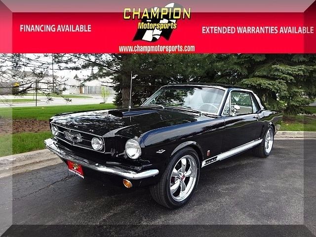 1965 Ford Mustang GT 8734 Miles Black Coupe 5.0L A 1965 Ford Mustang GT