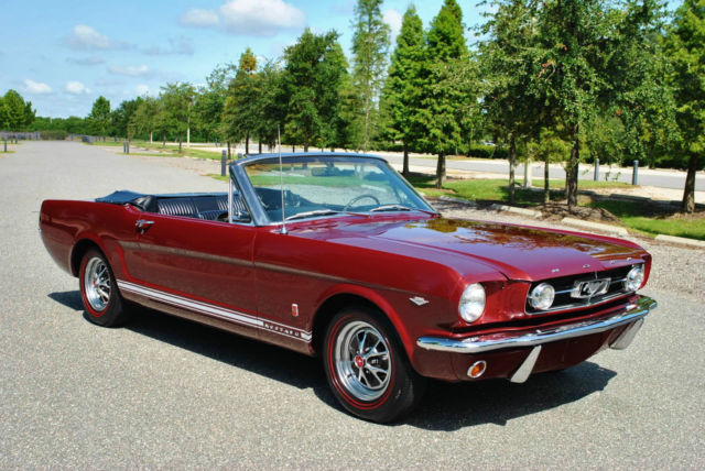 1965 Ford Mustang GT Convertible 4-Speed Restored! Rare Classic!