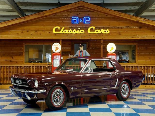 1965 Ford Mustang- Maroon Metallic 1965 Ford Mustang --