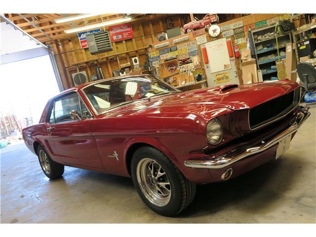 1965 FORD MUSTANG POWER STEERING & BRAKES 35500 Miles RED COUPE 289 1965 Ford Mustang POWER STEERING & BRAKES