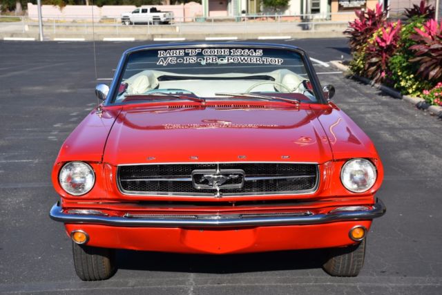 1965 Ford Mustang Rare! D-Code PS PB Factory A/C Power Top Cruise-O- - photo 7