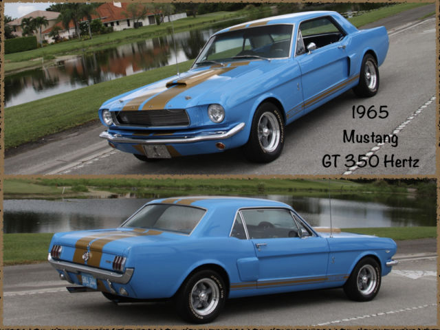 1965 Ford Mustang Shelby Cobra GT 350 Hertz Tribute C Code 1965 Ford Mustang