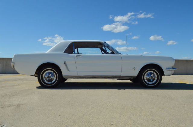1965 FORD MUSTANG WHITE MINT CONDITION MUST SEE NO RESERVE RUNS GREAT 1965 Ford Mustang 1965 MUSTANG