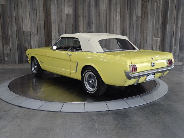 1965 Ford Mustang Yellow 8 cyl Automatic Convertible Sounds Great #' - photo 2