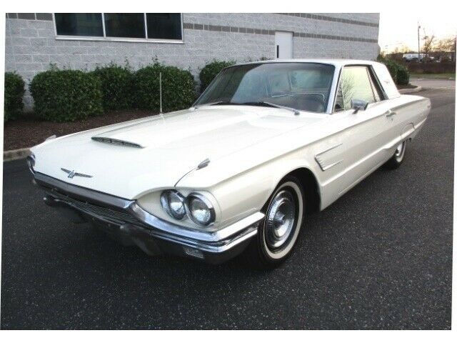 1965 Ford Thunderbird Coupe 390 V8 White On Red Great Weekend Cuiser 1965 Ford Thunderbird Coupe