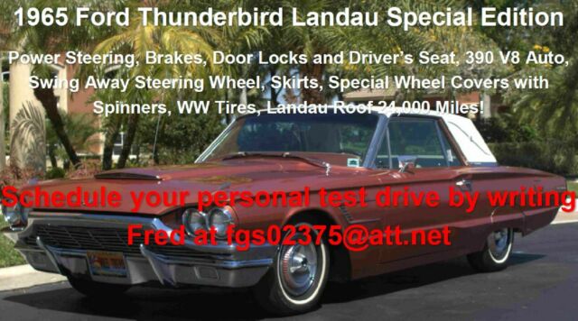 1965 Ford Thunderbird Special Edition Landau 1965 Ford Thunderbird Special Edition Landau