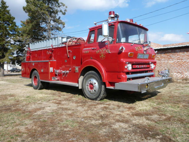 1965 GMC 7000 COE FIRE TRUCK W/ RARE 702 V12 MOTOR FULLY OPERATIONAL 23,000 MILE 1965 GMC 7000 SERIES FIRETRUCK COE