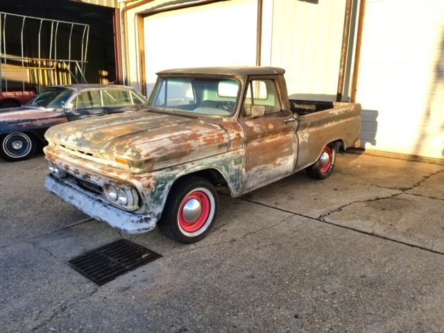 1965 GMC Short Bed Fleetside Barn Find "RARE" 1965 GMC 100