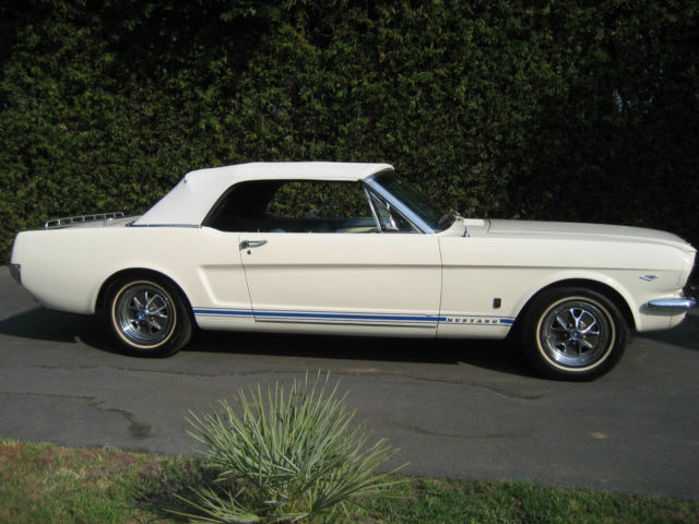 1965 GT Mustang Convertible 289 V8 4bbc Pony Interior 1965 Ford Mustang GT Convertible
