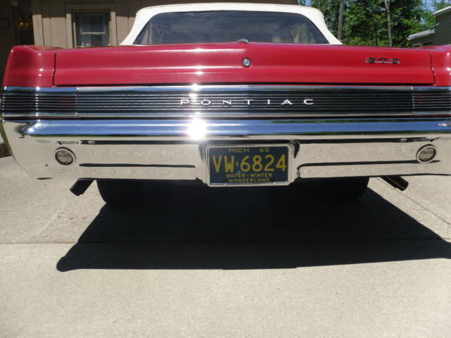 1965 Pontiac GTO Red / Parchment - photo 3