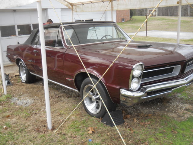 1965 GTO Convertible Restored Original - 4-Speed, Tripower 65 3x2 1965 Pontiac GTO Convertible