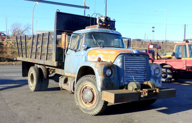 1965 IH Loadstar 1700 Stakebody V345 8 Cyl Gas Engine T35 5-Spd AWD Water Cannon 1965 International Harvester Loadstar 1700