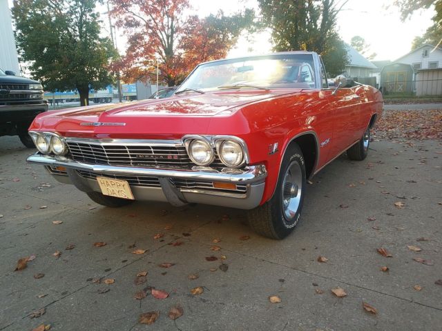 1965 IMPALA SS CONVERTIBLE 396 4 SPEED FRESH FRAME OFF RESTORATION 1965 Chevrolet Impala SS