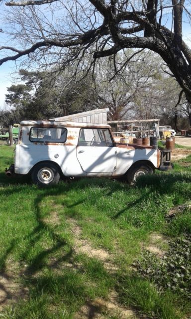1965 International harvester scout 80 - starts, runs, full original top 1965 International Harvester Scout Travel Top