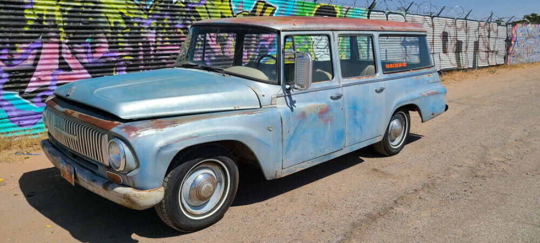 1965 International Harvester Travelall Original Patina V8 4-Speed Corn Binder! 1965 International Harvester Travelall