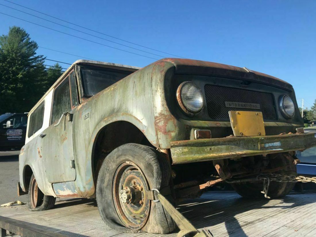1965 INTERNATIONAL SCOUT 800 NEEDS RESTORATION PROJECT CAR 1965 International Harvester Scout