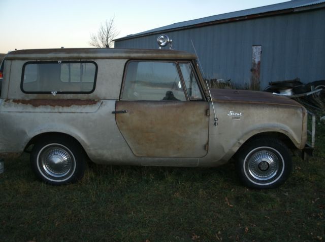 1965 INTERNATIONAL SCOUT NO RESERVE 1965 International Harvester Scout