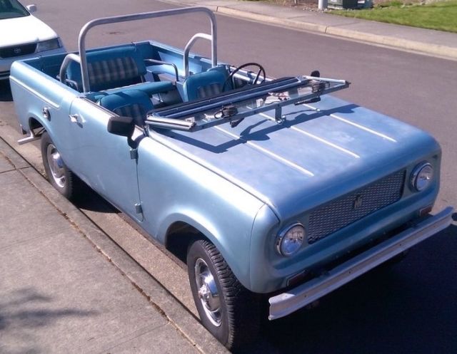 1965 International Scout with Fold Down Windshield & Warn Overdrive 1965 International Harvester Scout