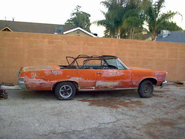 1965 LEMANS CONVERTIBLE PONTIAC GTO PARTS OR RESTORE 389 421 326 1965 Pontiac Le Mans CONVERTIBLE