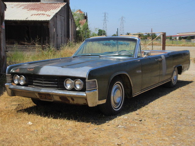 1965 Lincoln Continental convertible, runs well, conv. top works! NO reserve! 1965 Lincoln Continental