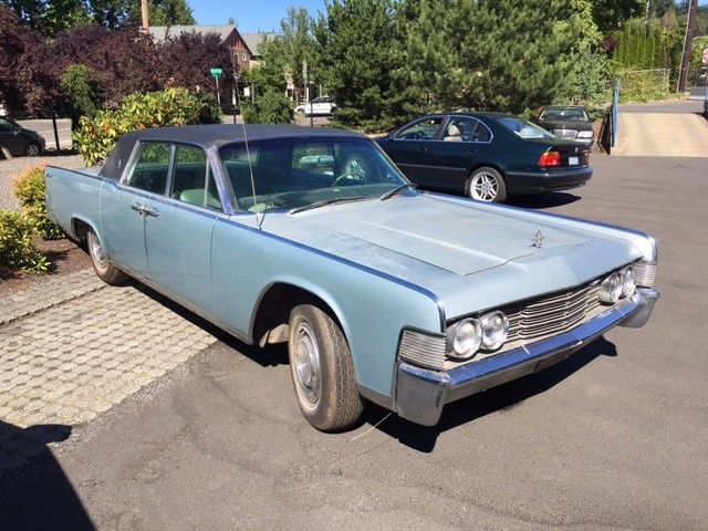 1965 Lincoln Continental Sedan - Suicide Doors - 51 Year Ownership - Records 1965 Lincoln Continental Sedan